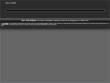 Tablet Screenshot of orz.net